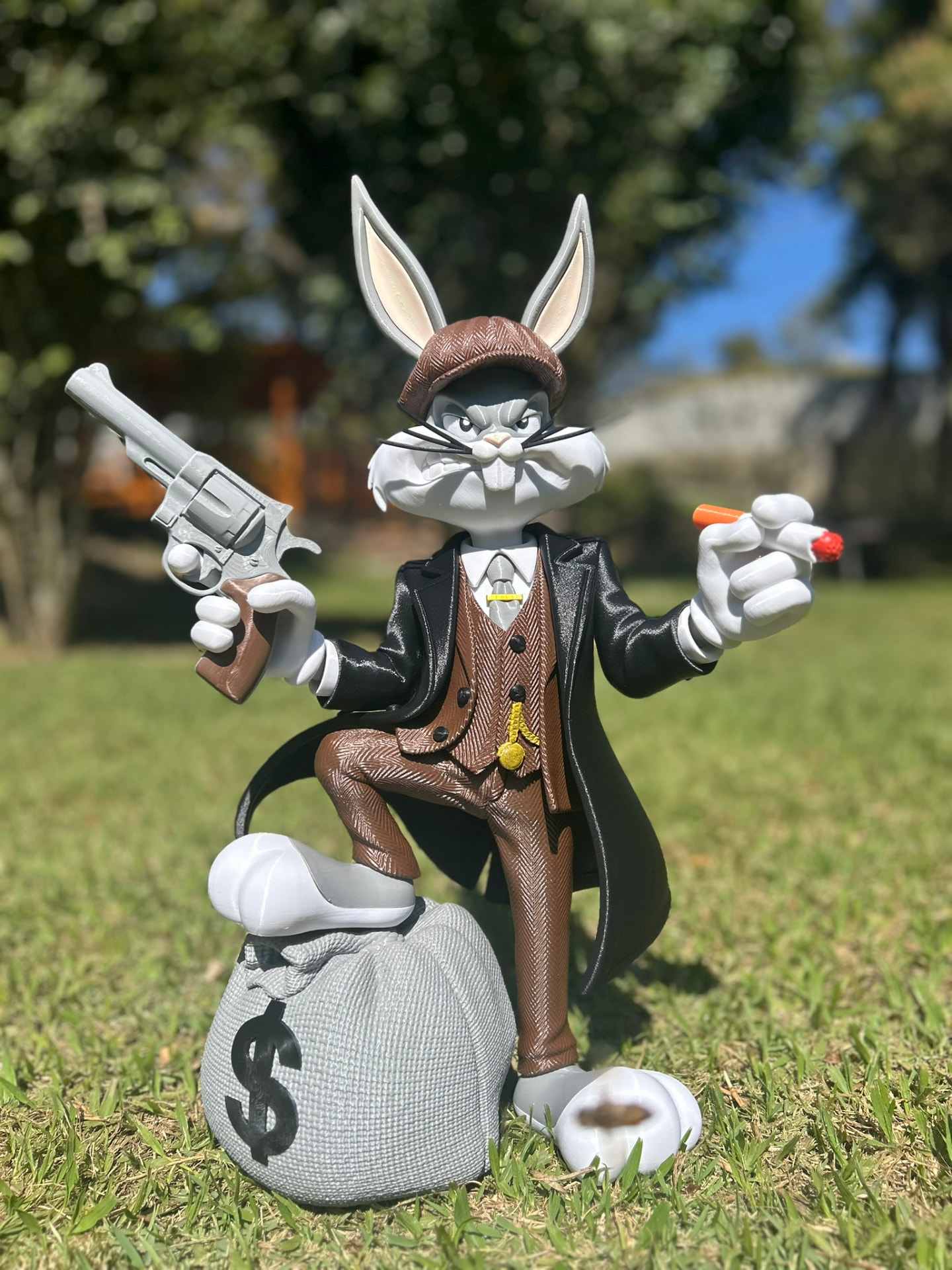 Action figure colecionável FanAction com detalhes em alta resolução