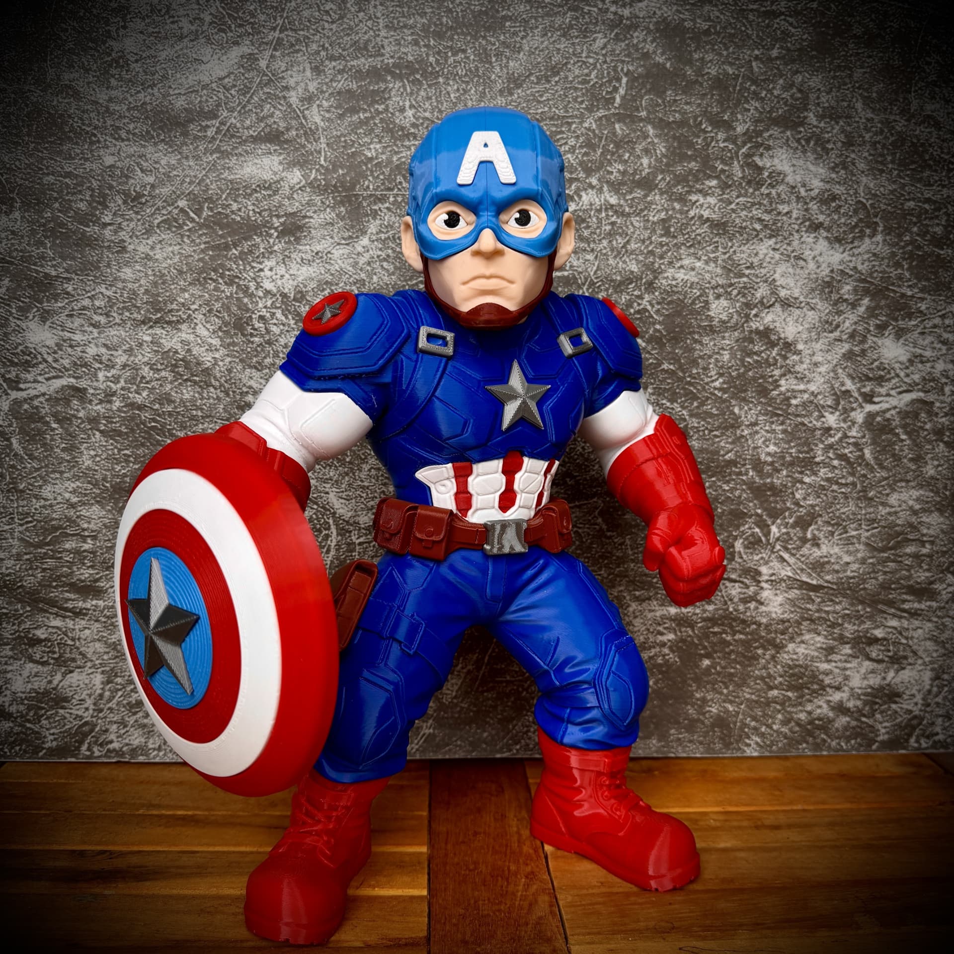 Foto da action figure Capitão América