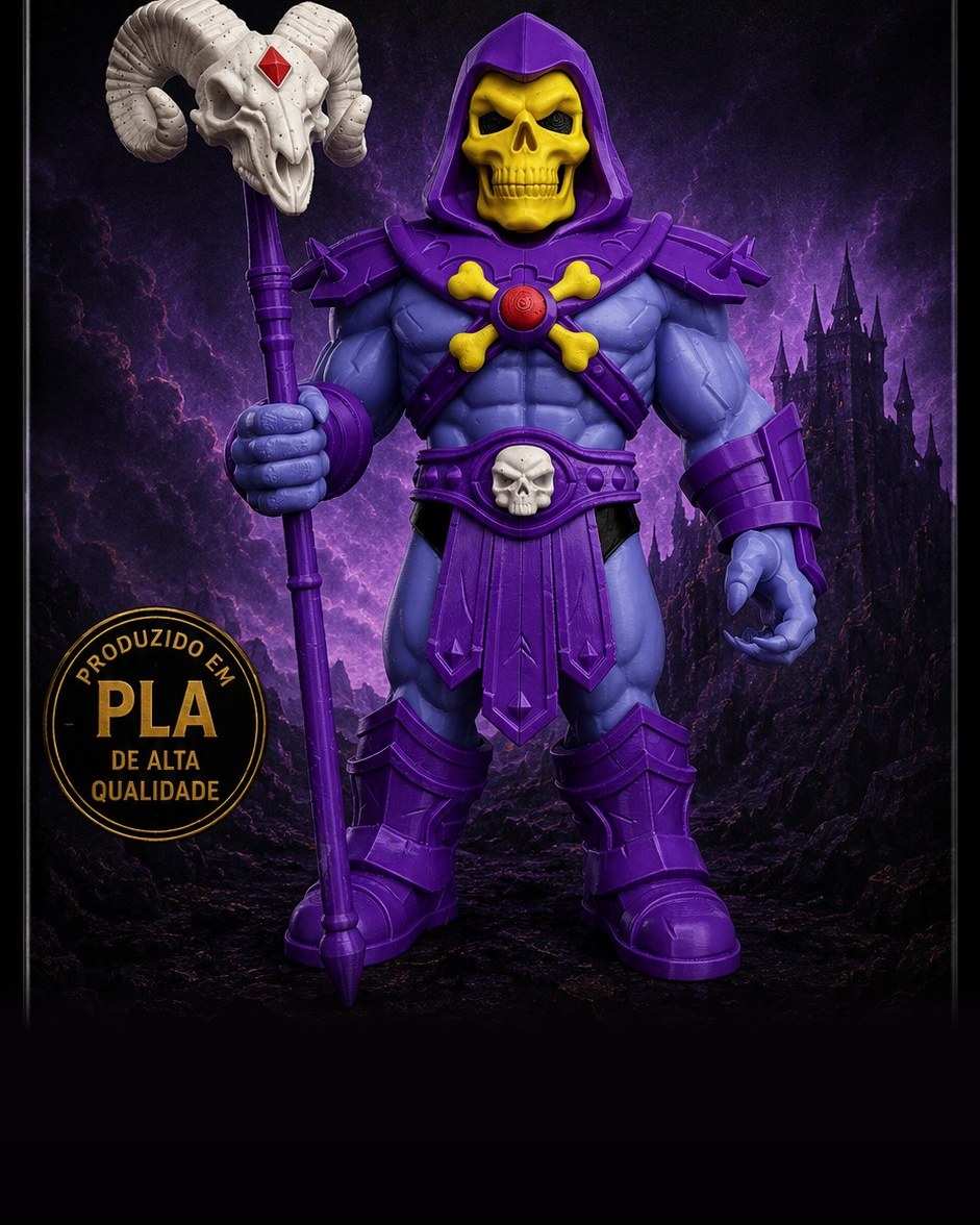 Foto da action figure Esqueleto