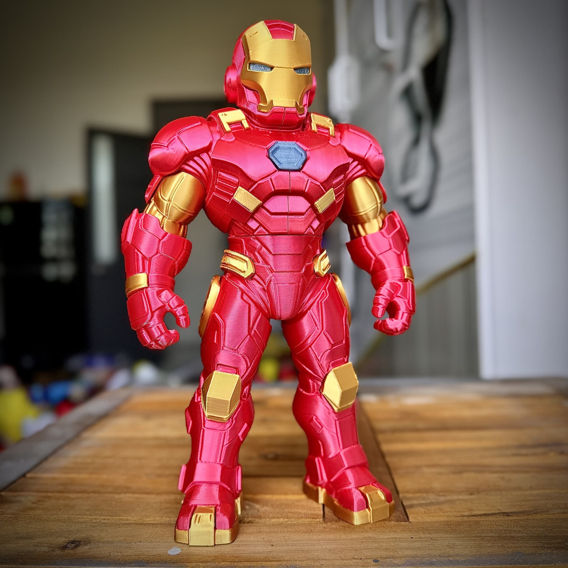 Foto da action figure Homem de Ferro